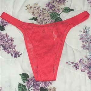 Pink Brazilian lace panty never worn